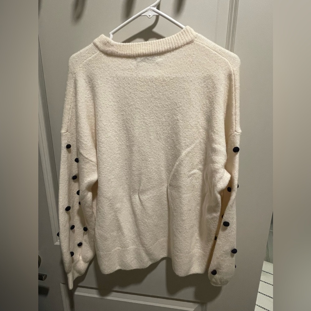 Madewell dot sweater, M, NWT - Picture 3 of 5